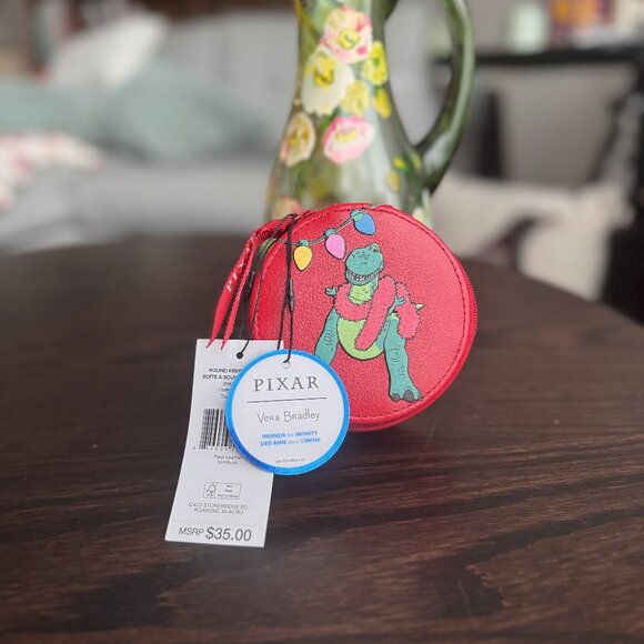 VERA BRADLEY - Disney Pixar Toy Story Round Keepsake Jewelry Box - Red - Picture 2 of 7
